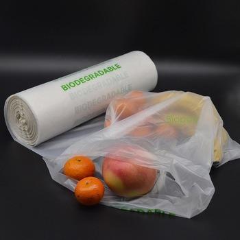 China High Quality Compostable Cornstarch Biopoly Fruit Vegetable Fruit Vegetable Biodegradable Bag On Roll for sale