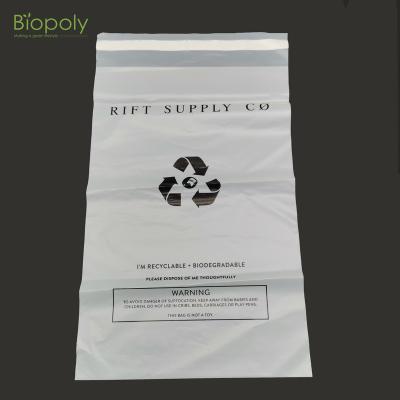 China American Hot Sale 100% Compostable Custom Clothing Biopoly Style Mailing Bags With Logo for sale