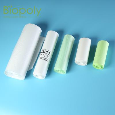 China American Style 100% PLA Cornstarch Biodegradable Compostable Waste Bags In Rolls for sale