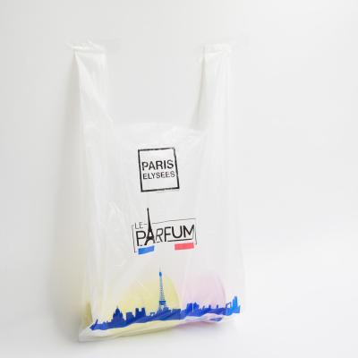 China US PLA Disposable 100% Biodegradable Plastic Bag Style Compostable Shopping Bag for sale