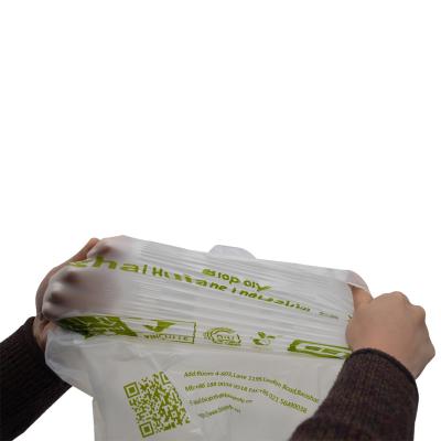 China American Style Cornstarch 100% Biodegradable Compostable Shopping Bag On Roll for sale