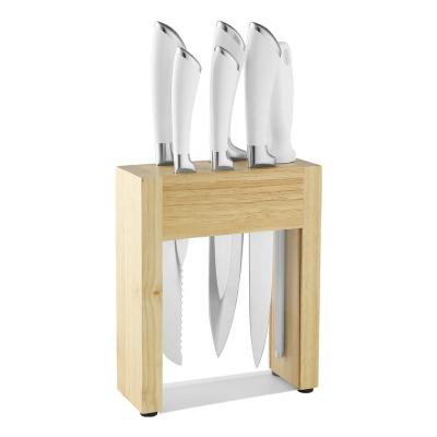 China Minimalist Kitchen Knife Set With Blades Kitchen Accessories High Carbon Stainless Steel Knife Set for sale