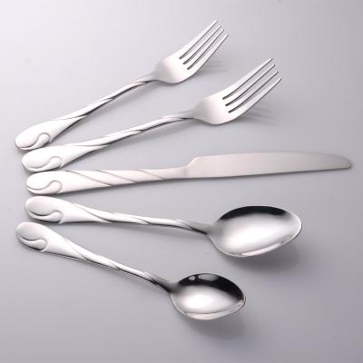 China Sustainable Hotel Cutlery Set Stainless Steel Spoon Restaurant Wedding Cutlery for sale