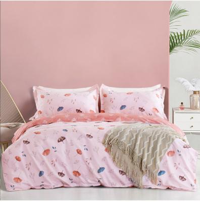 China RUIKASI RKSB-0380 Nondisposable 100% Cotton Bed Sheet Bedding Set Cotton Bedding Set for sale