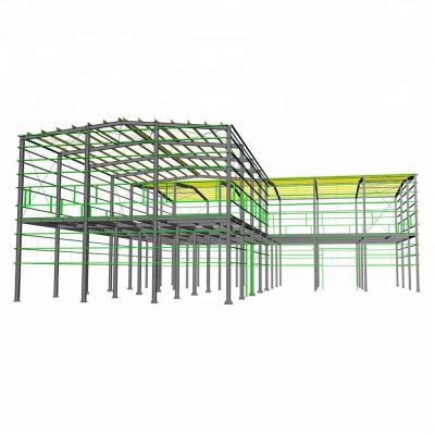 China Prefabricated Steel Workshop / Steel Structure Industrial Buildings Multi-floor Warehouse for sale