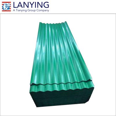 China Steel / Metal / Iron Decorative Sheet Corrugated PPGI Roofing Sheet In RAL Color for sale