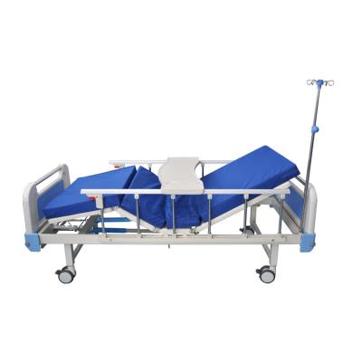 China Manual Easy Operate Composite Material Stainless Steel Adjustable Hyperbolic Medical Devices Hospital Bed for sale