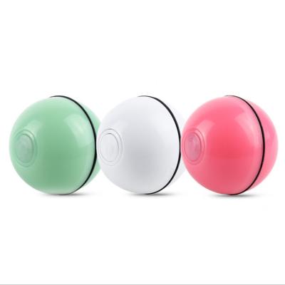 China Water Proof Drop Shipping Interactive Cat Plastic Dog Chewing LED Tumbler Wicked Ball Toy Interactive Toys for sale