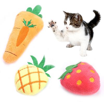 China Stuffed Cat Toy With Catnip Bells Funny Berry Interesting Interactive Toy For Cat 5 Styles Wholesales for sale