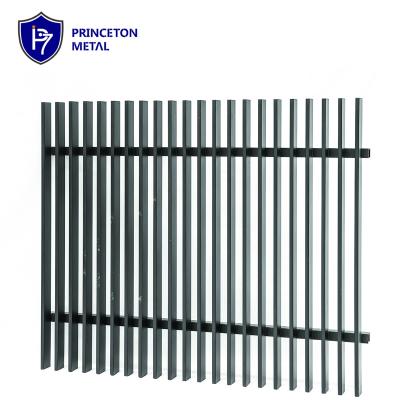 China Factory Supply Easily Assembled Aluminum Garden Border Security Powder Coating Blade Fence for sale