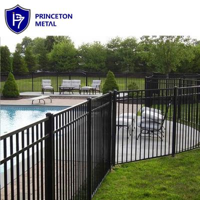 China Easily Assembled Aluminum Pre-Assembled Barrier Standard-Duty 4 ft. H x 6 ft. W Black Panel for sale