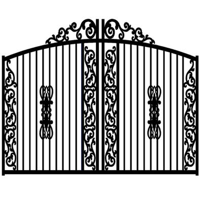 China Easily Compiled Powder Ccoated Aluminum Garden Gate Designs for sale