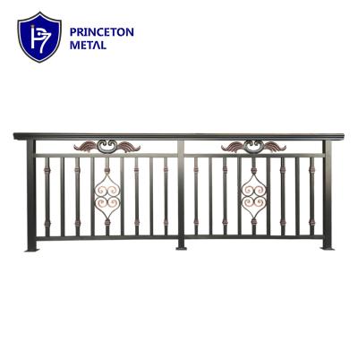 China Modern Metal Railing Platform Staircase Aluminum Railing Designs for sale