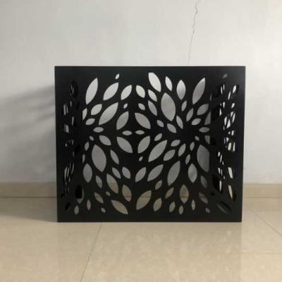 China Modern Design Easily Assembled Aluminum Laser Cutting Decorative Air Conditioner Cover for sale