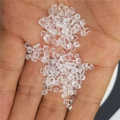 China Decoration 4*3mm faux ice 500g crystal pearls aquarium mud simulation rice pearls pearls transparent rice for sale