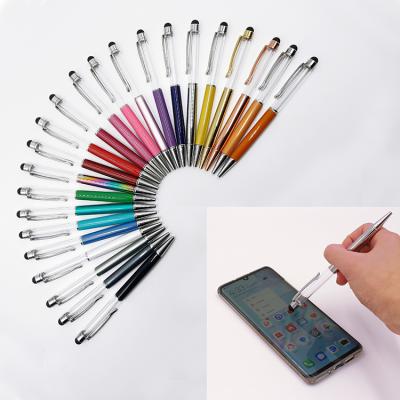 China Exist Mold Touch Screen Stylus DIY Empty Tube Glitter Ballpoint Pen for sale