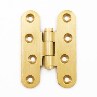 China Gloss Copper Hardware Copper Folding Cabinet Door Hinge Furniture High Temperature Sealing Pure Copper Hinges for sale