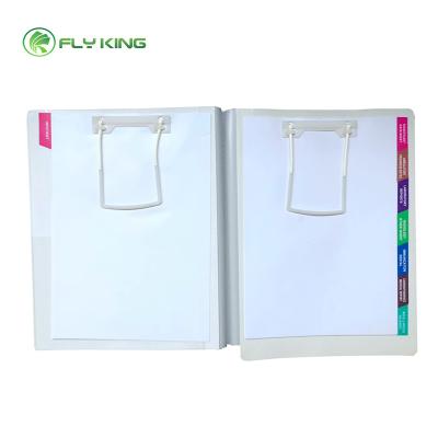 China PVC Medical Record With U Clip Fastener , PVC Medical Record With Divided File for sale