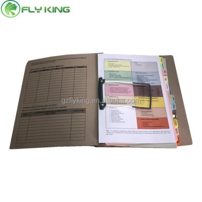 China A4 PVC Paper Medical Record Folder, Hospital Record for sale