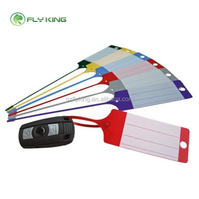 China Durable Printed PP Auto Key Indicators Numbered Disposable Auto Car Key Indicators for sale