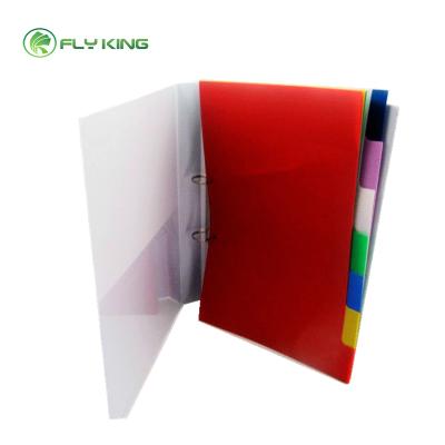 China Office 2 Ring Binder Adjustable Ring Binder Plastic Ring Binder for sale