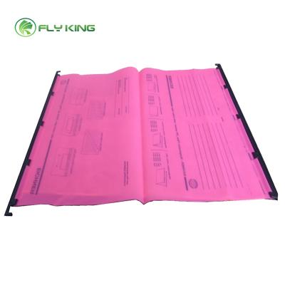 China Plastic Hanging Folder Suspension Folder With Hanging Suspension Hook A3 Folder for sale