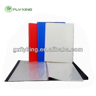 China 20 Inner Pocket Waterproof Office Folders / Clear Display Book With Front Slip Pocket for sale