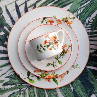 China Fokison Disposable Dinnerware 30pcs 12 Pcs Set Ceramic Dinnerware Set Made In China Dinnerware With Cheap Price for sale