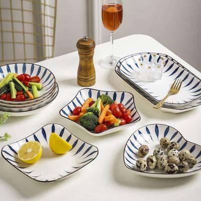 China Disposable Cheap Dinnerset 10.5inch Color Factory Dinnerware Set Ceramic Dish With Lowest Price for sale