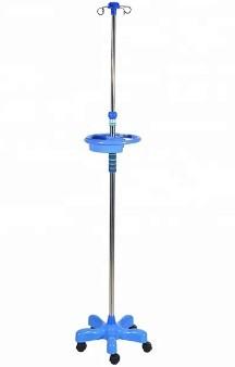 China Cheap Price IV Pole Stand Adjustable Height Infusion Stand For Patient for sale