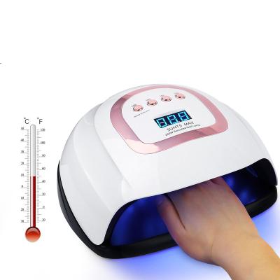 China Easy Apply 220W LED Nail Lamp 57Pcs LED Beads Dual Light Source Nail Dryer For Nail UV Gel LED Manicure Tool Polish Private Label for sale