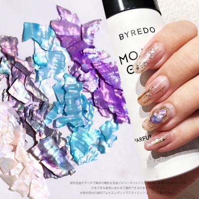 China Wholesale Ultra-thin Nail Art Decorations 3d Thin Slice Abalone Art Colorful Irregular Natural Shredded Nail Art Decorations Shell Nail Decoration for sale