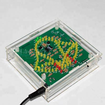 China Electronic wind bell of the new wind wobbly fun DIY Kit Wring 83 LED bell 5V 9V 92*89MM EL19836017837 for sale