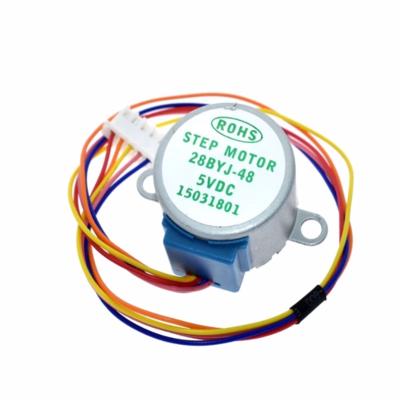 China New Electronic Products DC 5V 12V 28BYJ-48-12V 28BYJ-48-5V 1/64 Stepper Motor 4 Phase 5 Wire Speed ​​Motor Step Motor for sale