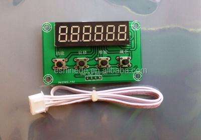 China Experiment TM1637 6Bit Keypad Scanning I2C Interface Tube Display Module for sale