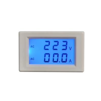 China Experienced New Digital Amprage Volt Ampere Meter Voltage Gauge LCD 200-500V/100A+AC Current Sensor for sale