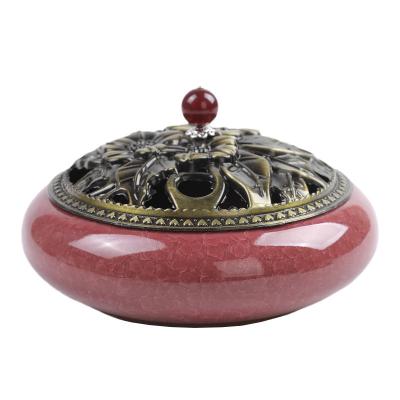 China Viable Ceramic Mosquito Coil Holder Creative Mosquito Coil Holder Indoor Mosquito Coil Box Holder for sale