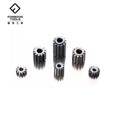 China Cutting Gear HSS Cemented Rectangular Flute Carbide Hob Cutter Parallel Side Flute Hob for sale