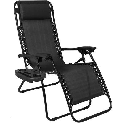 China Hot Sale Outdoor Folding Beach Chair Beach Lounger Garden Deck Chairs Easy-Carry Foldable Recliner for sale