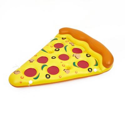 China Easy Install PVC Inflatable Water Raft Pool Float Pizza Slice Blast Bed Mat Swimming Floating Mattress for sale