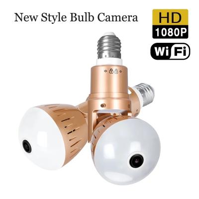 China vtopro 2021 360 Panoramic Cam V380 Bulb Bulb Camera Remote View 1080P V380 Degree Home CCTV Smart Fisheye IP Bulb Camera Wifi Led Camera ampule for sale