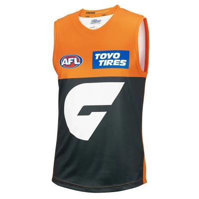 China New Print 2022 Polyester 100% Polyester Uniform AFL Jersey AFL OEM Service Australia Football Jersey Custom Digital AFL Jersey for sale