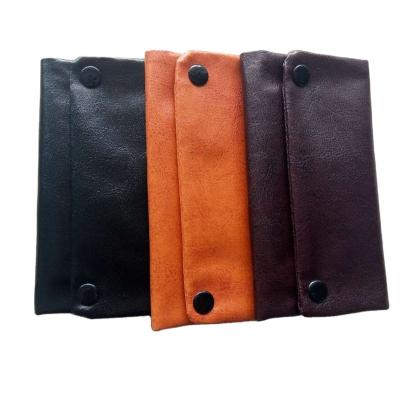 China Tobacco Tools Pipe Tobacco PU Leather Pocket Tobacco Pipe Smoking Filter Mount for sale