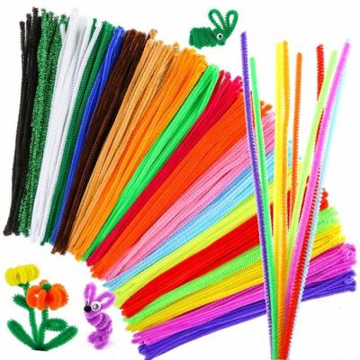 China DIY Soft Handmade Kids Use Chenille Stem Craft Pipe Cleaner for sale