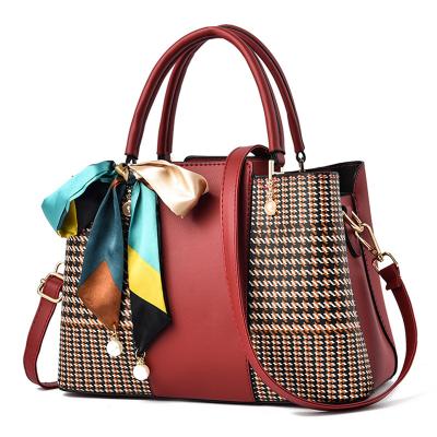 China Durable Fashion Style Colorful Handbag Crossbody High Quality PU Hand Bags Women Large Capacity Sling Bags for sale