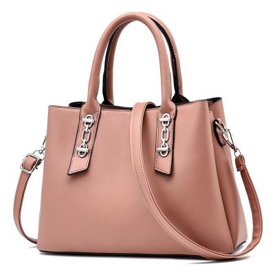 China Durable Simple Style Solid Color Handbags Woman Gifts Durable PU Leather Crossbody Pure Color Shoulder Bag Hand Bags for sale