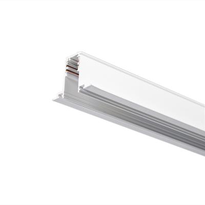 China Modern Commercial Low Voltage LED Magnetic Track Deep Recessed Track PRO-RNA110 48v Lighting Rail 1M For Led Lighting for sale