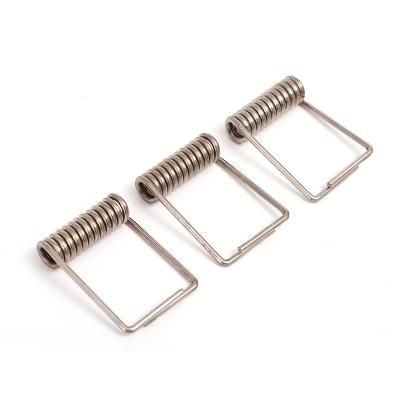 China Torsion stainless steel clip torsion spring, can do all kinds of torsion spring for sale