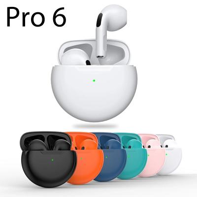 China Pro6 Sustainable Touch Control Wireless Earphone Bluetooth 5.0 Headphones Sport Earbuds Music Headset for sale