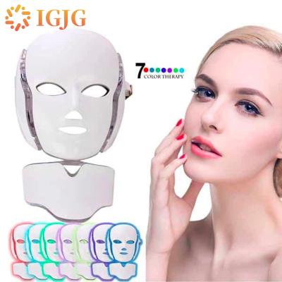 China Pigment Removal 7 Colors PDT Photon Light Beauty Therapy Skin Care LED Facial Mask for sale